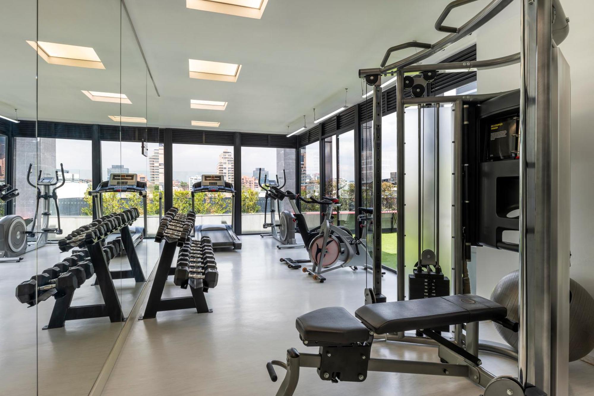 Hotel 100 Luxury Suites By Preferred Bogota Exterior photo The gym at the 100 East 53rd Street building